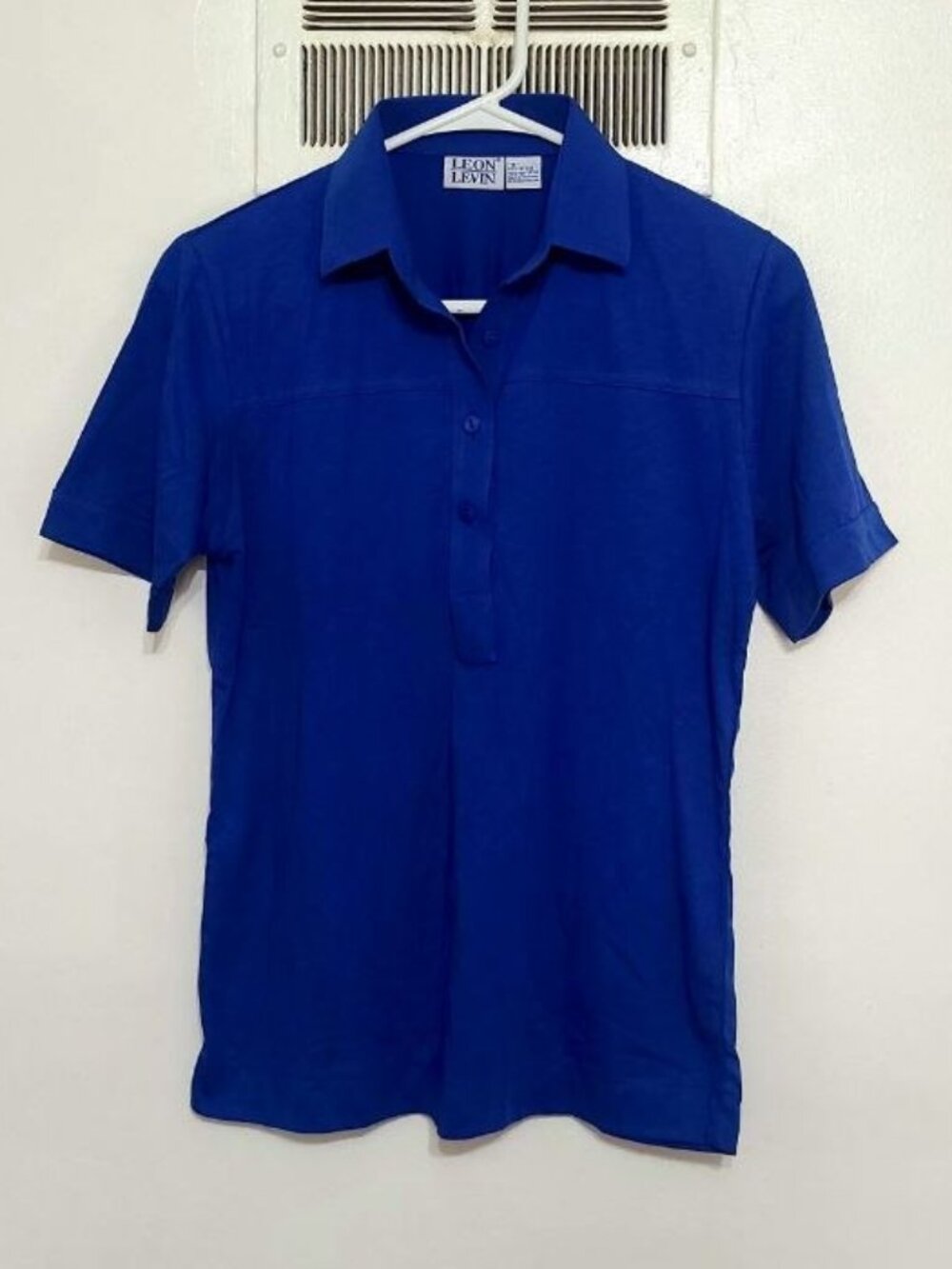 Blue Short‑Sleeve Polo Shirt